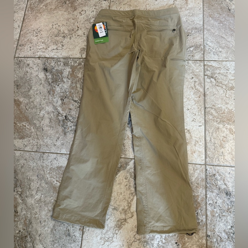 LL BEAN Comfort Trail Pants- NWT